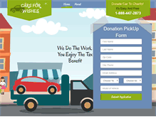 Tablet Screenshot of carsforwishes.org